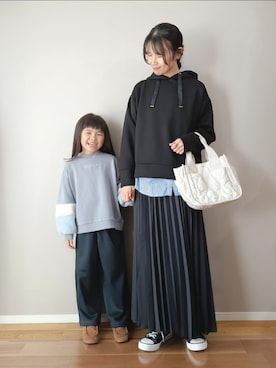 「アイテム（スウェット）」を使った、ｐａｎａさん（レディース・162cm）の秋コーディネート