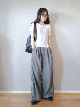 「tiptop（ティップトップ）のアイテム」を使った、ｐａｎａさん（レディース・162cm）の夏コーディネート