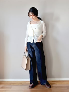 「PLST（プラステ）のアイテム（パンツ）」を使った、ｐａｎａさん（レディース・162cm）の春コーディネート