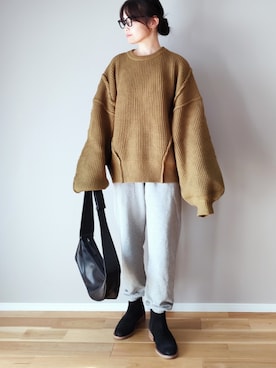 「select MOCA（セレクトモカ）のアイテム」を使った、ｐａｎａさん（骨格ストレート・レディース・162cm）の秋コーディネート