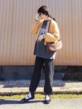 「ms+ ideal（エムズプラスアイディール）のアイテム」を使った、ｐａｎａさん（レディース・162cm）の冬コーディネート