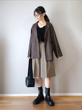 「アイテム（テーラードジャケット）」を使った、ｐａｎａさん（レディース・162cm）の夏コーディネート