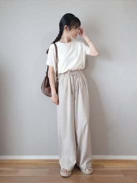 「ikka（イッカ）のアイテム」を使った、ｐａｎａさん（レディース・162cm）の夏コーディネート