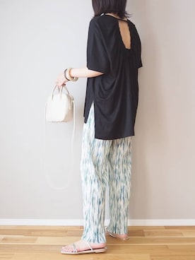 「La-gemme」｜「アイテム（パンツ）」を使った、ｐａｎａさん（レディース・162cm）の夏コーディネート
