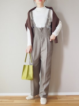 「AS KNOW AS PINKY（アズノゥアズピンキー）のアイテム（ブーツ）」を使った、ｐａｎａさん（レディース・162cm）の秋コーディネート