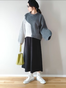 「un+frame（アンフレーム）のアイテム」を使った、ｐａｎａさん（レディース・162cm）の秋コーディネート