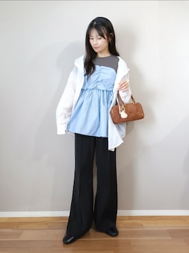 「Aunely（オーネリー）のアイテム」を使った、ｐａｎａさん（レディース・162cm）の春コーディネート
