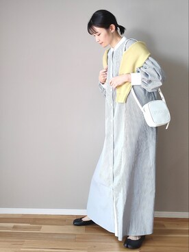 「zucca」｜「アイテム（ワンピース/ドレス）」を使った、ｐａｎａさん（レディース・162cm）の春コーディネート