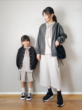 「アイテム（スウェット）」を使った、ｐａｎａさん（レディース・162cm）の秋コーディネート