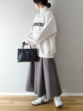「reca（レカ）のアイテム（スウェット）」を使った、ｐａｎａさん（レディース・162cm）の秋コーディネート