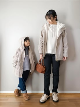 「アイテム（マウンテンパーカー）」を使った、ｐａｎａさん（レディース・162cm）の秋コーディネート