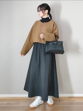 「tiptop（ティップトップ）のアイテム」を使った、ｐａｎａさん（骨格ストレート・レディース・162cm）の秋コーディネート