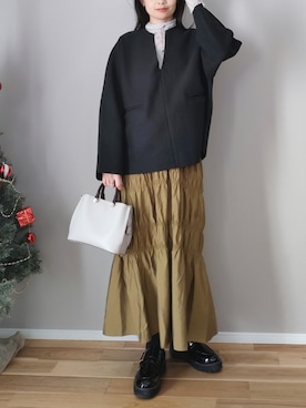 「select MOCA by son（セレクトモカバイソン）のアイテム」を使った、ｐａｎａさん（骨格ストレート・レディース・162cm）の冬コーディネート