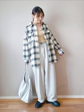 「オーバーサイズ」｜ｐａｎａさん（レディース・162cm）の秋コーディネート