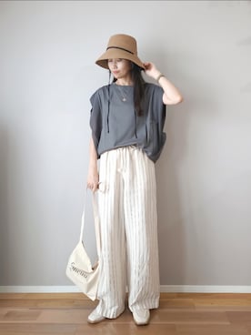 「ikka（イッカ）のアイテム」を使った、ｐａｎａさん（レディース・162cm）の夏コーディネート