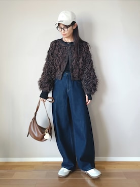 「アイテム（キーケース/キーアクセサリー）」を使った、ｐａｎａさん（レディース・162cm）の秋コーディネート