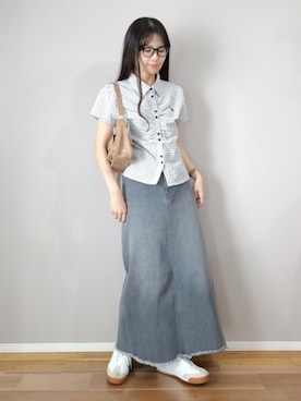 「U.S. POLO ASSN.（ユーエスポロアッスン）のアイテム」を使った、ｐａｎａさん（レディース・162cm）の春コーディネート