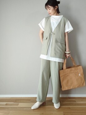 「kutir」｜ｐａｎａさん（レディース・162cm）の春コーディネート