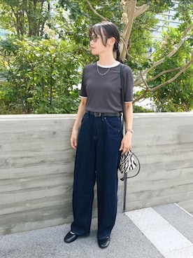 「アイテム（アナログ腕時計）」を使った、ｐａｎａさん（レディース・162cm）の秋コーディネート
