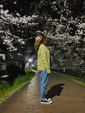 「Java（ジャバ）のアイテム」を使った、Shii ☁︎⋆｡さん（レディース・153cm）の春コーディネート