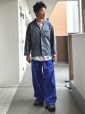 「VINTAGE（ヴィンテージ）のアイテム（シャツ/ブラウス）」を使った、yosukeさん（メンズ・168cm）の秋コーディネート