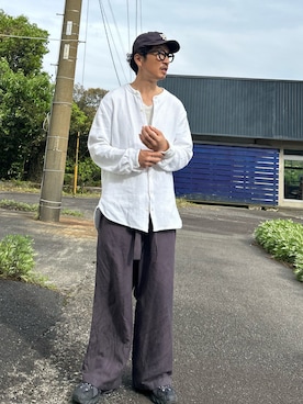 「Lui's（ルイス）のアイテム（その他パンツ）」を使った、yosukeさん（メンズ・168cm）の春コーディネート