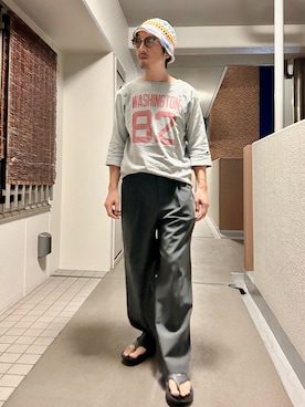 「バケットハット」｜yosukeさん（メンズ・168cm）の秋コーディネート