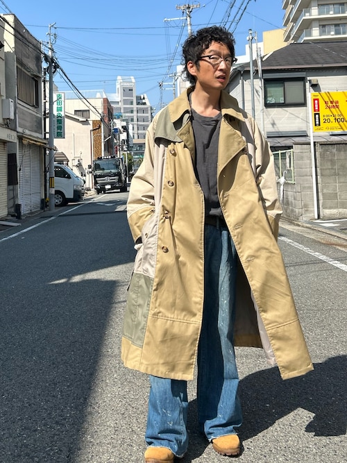 SEEALLのトレンチコートを使った人気ファッションコーディネート