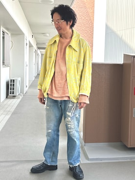 「refomed（リフォメッド）のアイテム」を使った、yosukeさん（メンズ・168cm）の春コーディネート