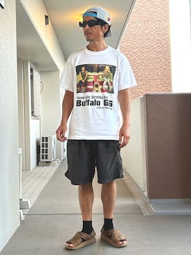 「ADAM ET ROPE'（アダムエロペ）のアイテム」を使った、yosukeさん（メンズ・168cm）の夏コーディネート
