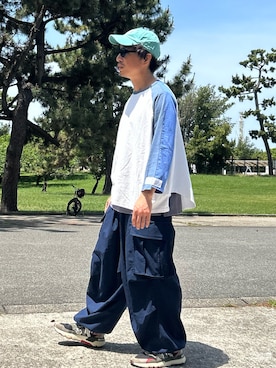 「BEAMS PLUS（ビームスプラス）のアイテム」を使った、yosukeさん（メンズ・168cm）の春コーディネート
