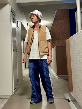「バケットハット」｜yosukeさん（メンズ・168cm）の秋コーディネート