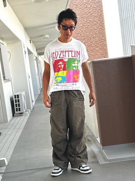 「VINTAGE（ヴィンテージ）のアイテム」を使った、yosukeさん（メンズ・168cm）の夏コーディネート
