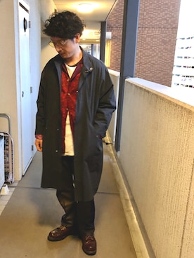 「masterkey（マスターキー）のアイテム（シャツ/ブラウス）」を使った、yosukeさん（メンズ・168cm）の春コーディネート