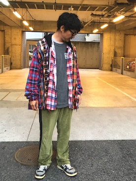 「gilet（ジレ）のアイテム」を使った、yosukeさん（メンズ・168cm）の春コーディネート