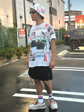 「On（オン）のアイテム」を使った、yosukeさん（メンズ・168cm）の秋コーディネート