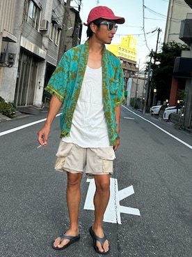 「海」｜yosukeさん（メンズ・168cm）の夏コーディネート