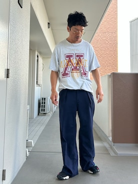 「Wrangler（ラングラー）のアイテム」を使った、yosukeさん（メンズ・168cm）の夏コーディネート