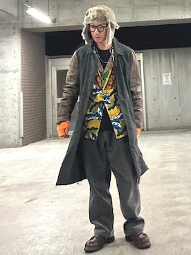 「masterkey（マスターキー）のアイテム」を使った、yosukeさん（メンズ・168cm）の冬コーディネート