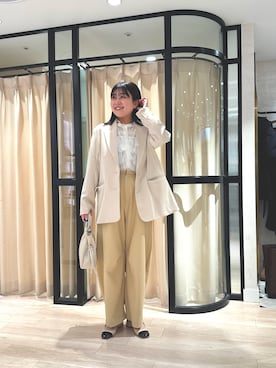 「Omekashi（オメカシ）のアイテム（ジャケット/アウター）」を使った、hayataさん（レディース・164cm）の冬コーディネート