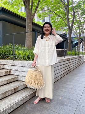 hayata(相互)さん（レディース・164cm）の夏コーディネート