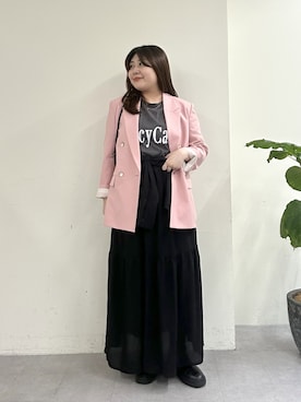 「Omekashi（オメカシ）のアイテム」を使った、hayata(相互)さん（レディース・164cm）の春コーディネート