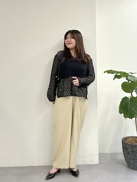 「Omekashi（オメカシ）のアイテム」を使った、hayata(相互)さん（レディース・164cm）の春コーディネート