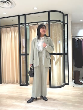 「Omekashi（オメカシ）のアイテム（ジャケット/アウター）」を使った、hayataさん（レディース・164cm）の冬コーディネート