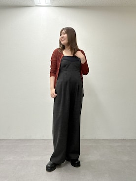 「アイテム（サロペット/オーバーオール）」を使った、hayataさん（骨格ストレート・レディース・164cm）の夏コーディネート