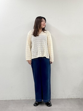 「Omekashi（オメカシ）のアイテム」を使った、hayata(相互)さん（レディース・164cm）の春コーディネート