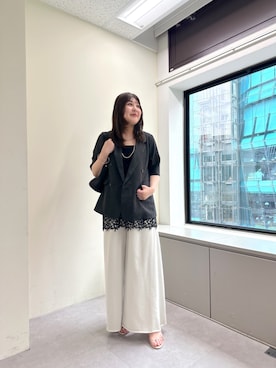 「アイテム（その他アウター）」を使った、hayataさん（骨格ストレート・レディース・164cm）の春コーディネート