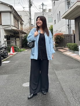 「Omekashi（オメカシ）のアイテム」を使った、hayata(相互)さん（レディース・164cm）の春コーディネート