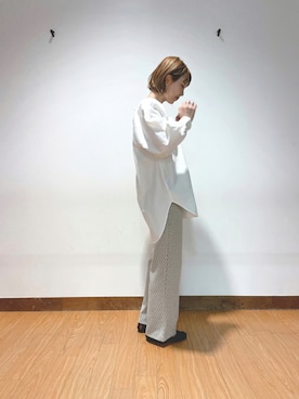 「SLOBE IENA（スローブイエナ）のアイテム（イヤリング）」を使った、けいさん（レディース・163cm）の夏コーディネート