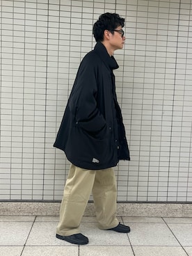 「アイテム（モカシン/デッキシューズ）」を使った、ゆうたさん（メンズ・175cm・20代）の冬コーディネート